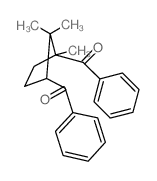 Methanone, (1,2,2-trimethyl-1,3-cyclopentanediyl)bis[phenyl- (en)结构式