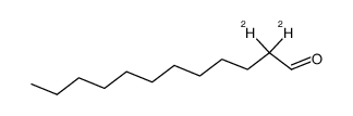 2,2-Dideuteriododecyl aldehyde结构式