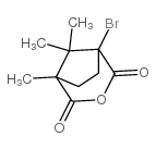 1-bromo-5,8,8-trimethyl-3-oxabicyclo[3.2.1]octane-2,4-dione结构式