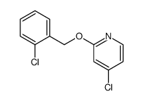 4-chloro-2-[(2-chlorophenyl)methoxy]pyridine结构式