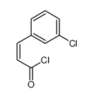 3-(3-chlorophenyl)prop-2-enoyl chloride结构式