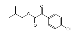 isobutyl p-hydroxybenzoylformate结构式