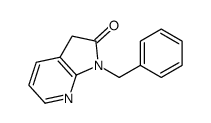 1-苄基-1H-吡咯并[2,3-b]吡啶-2(3H)-酮结构式