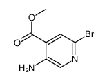 5-氨基-2-溴异烟酸甲酯结构式