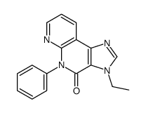 3-ethyl-5-phenylimidazo[4,5-c][1,8]naphthyridin-4-one结构式