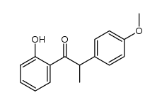 1-(2-hydroxyphenyl)-2-(4-methoxyphenyl)propan-1-one Structure