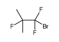 1-bromo-1,1,2-trifluoro-2-methylpropane结构式