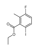 3-氟-6-碘-2-甲基苯甲酸乙酯结构式