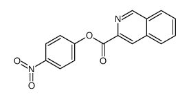 (4-nitrophenyl) isoquinoline-3-carboxylate结构式