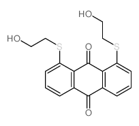 9,10-Anthracenedione,1,8-bis[(2-hydroxyethyl)thio]- structure