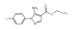 5-氨基-1-(4-氯苯基)-1H-吡唑-4-羧酸乙酯结构式