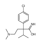 2-(4-chlorophenyl)-2-[2-(dimethylamino)ethyl]-3-methylbutanamide Structure
