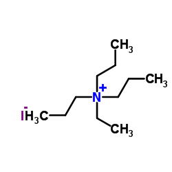 N-Ethyl-N,N-dipropyl-1-propanaminium iodide Structure