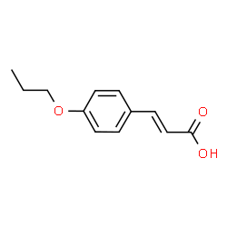 4-丙氧基肉桂酸结构式