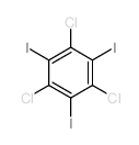 1,3,5-三氯-2,4,6-三碘苯结构式