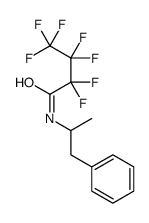2,2,3,3,4,4,4-Heptafluoro-N-(1-methyl-2-phenylethyl)butanamide Structure