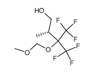(R)-4,4,4-trifluoro-3-<(methoxymethyl)oxy>-2-methyl-3-trifluoromethylbutan-1-ol Structure