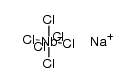 sodium hexachloroniobate(V) Structure