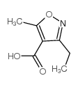 3-乙基-5-甲基异恶唑-4-羧酸结构式