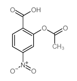 Benzoic acid,2-(acetyloxy)-4-nitro- Structure