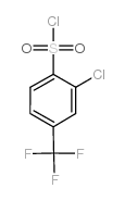 2-Chloro-4-(trifluoromethyl)benzene-1-sulfonylchloride Structure
