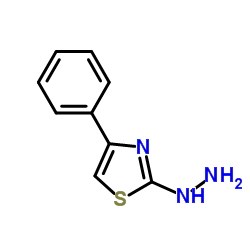 (4-苯基-2-噻唑)-肼盐酸盐结构式