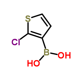(2-Chloro-3-thienyl)boronic acid Structure