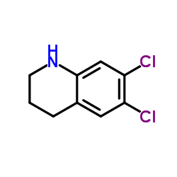 6,7-二氯1,2,3,4-四氢喹啉结构式