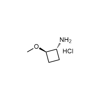 (1R,2R)-2-甲氧基环丁胺;盐酸盐结构式