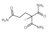 1-Fluoro-1,1,3-propanetricarboxamide Structure