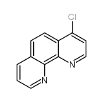 4-氯-1,10-菲咯啉结构式