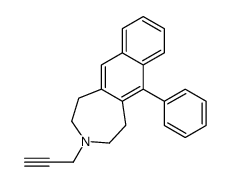6-phenyl-3-prop-2-ynyl-1,2,4,5-tetrahydrobenzo[h][3]benzazepine Structure