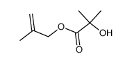 α-hydroxy-isobutyric acid methallyl ester结构式