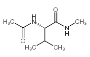 乙酰基-L-缬氨酸甲基酰胺结构式