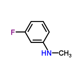 3-氟-N-甲基苯胺结构式