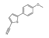 5-(4-methoxyphenyl)thiophene-2-carbonitrile Structure