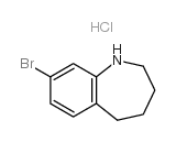 8-BROMO-2,3,4,5-TETRAHYDRO-1H-BENZO[B]AZEPINE HYDROCHLORIDE Structure