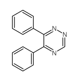 3-(2-吡啶基)-5,6-二苯基-1,2,4-三嗪结构式