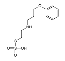 2-(3-Phenoxypropyl)aminoethanethiol sulfate结构式