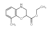 ethyl 8-methyl-3,4-dihydro-2h-1,4-benzoxazine-2-carboxylate结构式