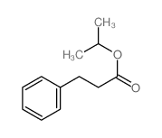 Benzenepropanoic acid,1-methylethyl ester结构式