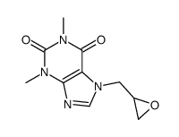 1,3-DIMETHYL-7-(OXIRAN-2-YLMETHYL)-2,3,6,7-TETRAHYDRO-1H-PURINE-2,6-DIONE结构式
