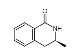 (S)-(+)-3-methyl-1,2,3,4-tetrahydroisoquinolin-1-one Structure