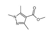 1,3,5-三甲基-1H-吡唑-4-羧酸甲酯结构式