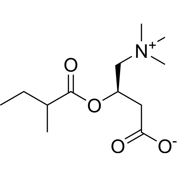 2-甲基丁基-L-肉碱结构式