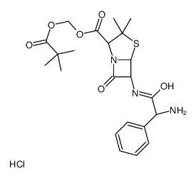 Pivampicillin Hydrochloride Structure
