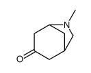 6-methyl-6-azabicyclo[3.2.1]octan-3-one Structure
