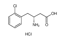 (R)-3-氨基-4-(2-氯苯)丁酸盐酸盐图片