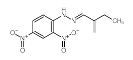 Butanal, 2-methylene-,2-(2,4-dinitrophenyl)hydrazone结构式