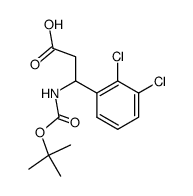 Boc-3-Amino-3-(2,3-dichlorophenyl)-propionic acid Structure